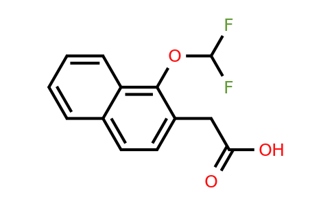 1261587-09-0 | 1-(Difluoromethoxy)naphthalene-2-acetic acid
