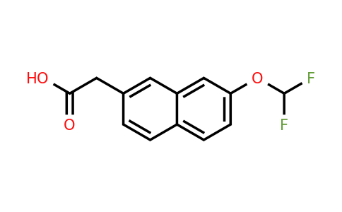 1261587-14-7 | 2-(Difluoromethoxy)naphthalene-7-acetic acid