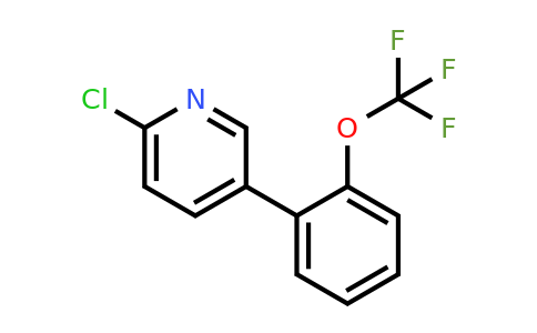 1261587-15-8 | 2-Chloro-5-(2-(trifluoromethoxy)phenyl)pyridine
