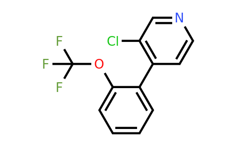 1261587-20-5 | 3-Chloro-4-(2-(trifluoromethoxy)phenyl)pyridine