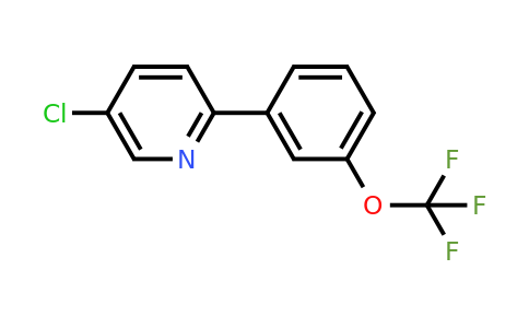 1261587-31-8 | 5-Chloro-2-(3-(trifluoromethoxy)phenyl)pyridine