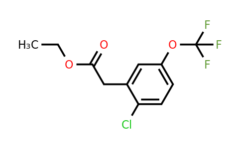 1261587-47-6 | Ethyl 2-chloro-5-(trifluoromethoxy)phenylacetate