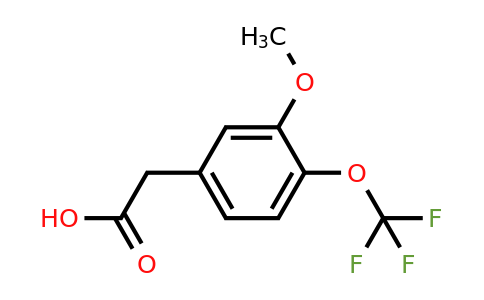 1261587-48-7 | 3-Methoxy-4-(trifluoromethoxy)phenylacetic acid