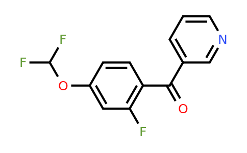 1261588-19-5 | 3-(2-Fluoro-4-(difluoromethoxy)benzoyl)pyridine