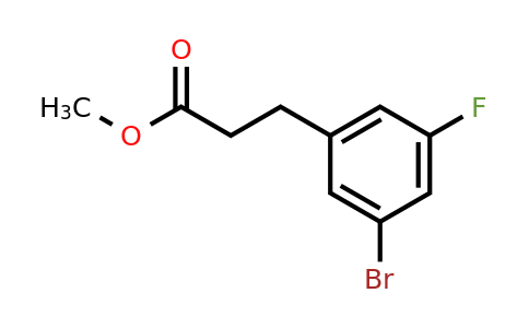 1261588-27-5 | Methyl 3-(3'-bromo-5'-fluorophenyl)propionate
