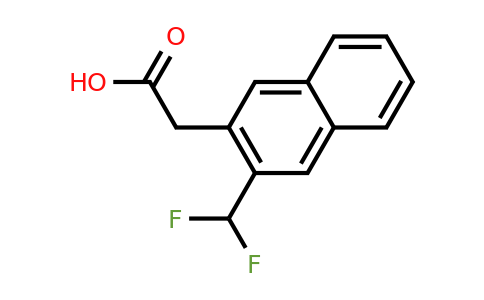 1261588-36-6 | 2-(Difluoromethyl)naphthalene-3-acetic acid