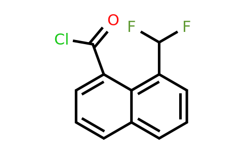 1261588-43-5 | 1-(Difluoromethyl)naphthalene-8-carbonyl chloride