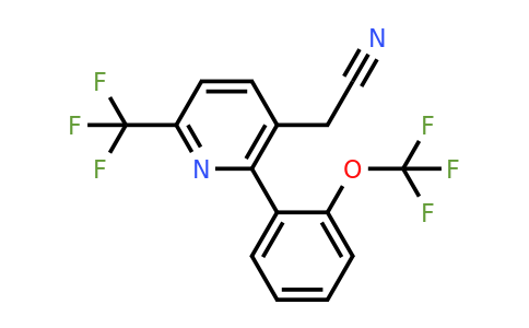 1261588-82-2 | 2-(2-(Trifluoromethoxy)phenyl)-6-(trifluoromethyl)pyridine-3-acetonitrile