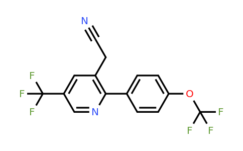 1261588-85-5 | 2-(4-(Trifluoromethoxy)phenyl)-5-(trifluoromethyl)pyridine-3-acetonitrile