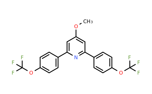 1261589-21-2 | 2,6-Bis(4-(trifluoromethoxy)phenyl)-4-methoxypyridine