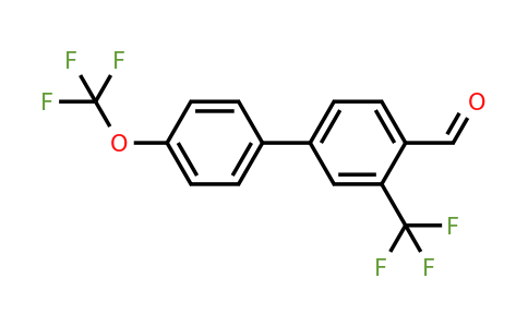 1261589-23-4 | 4'-(Trifluoromethoxy)-3-(trifluoromethyl)biphenyl-4-carboxaldehyde