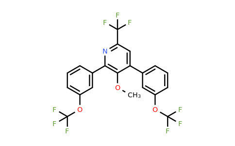 1261589-28-9 | 2,4-Bis(3-(trifluoromethoxy)phenyl)-3-methoxy-6-(trifluoromethyl)pyridine