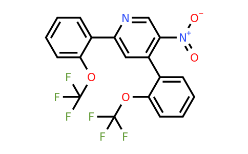 1261589-31-4 | 2,4-Bis(2-(trifluoromethoxy)phenyl)-5-nitropyridine