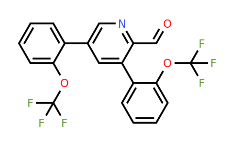 1261589-42-7 | 3,5-Bis(2-(trifluoromethoxy)phenyl)picolinaldehyde