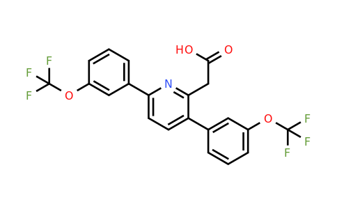 1261589-79-0 | 3,6-Bis(3-(trifluoromethoxy)phenyl)pyridine-2-acetic acid