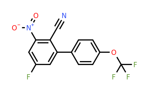 1261590-68-4 | 5-Fluoro-2-Cyano-3-nitro-4'-(trifluoromethoxy)biphenyl