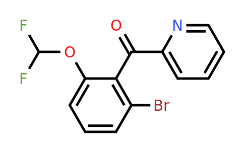 1261591-24-5 | 2-(2-Bromo-6-(difluoromethoxy)benzoyl)pyridine