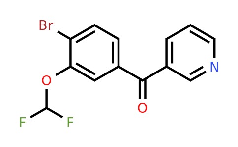 1261591-31-4 | 3-(4-Bromo-3-(difluoromethoxy)benzoyl)pyridine