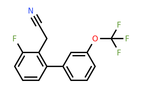 1261591-60-9 | 3-Fluoro-3'-(trifluoromethoxy)biphenyl-2-acetonitrile