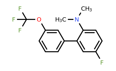 1261592-03-3 | (5-Fluoro-3'-(trifluoromethoxy)biphenyl-2-yl)-dimethylamine