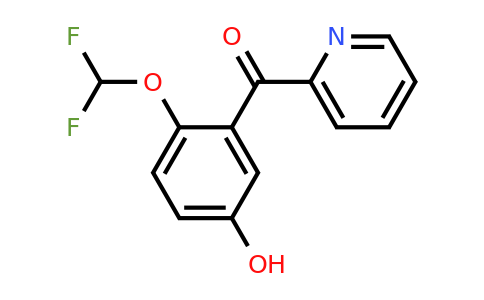 1261592-28-2 | 2-(2-(Difluoromethoxy)-5-hydroxybenzoyl)pyridine