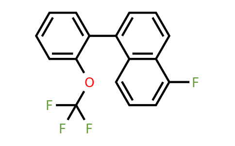 1261592-30-6 | 1-Fluoro-5-(2-(trifluoromethoxy)phenyl)naphthalene