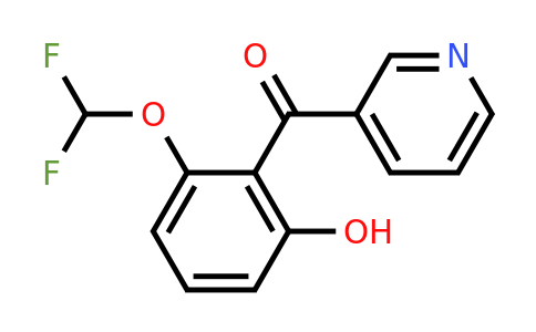 1261592-53-3 | 3-(2-(Difluoromethoxy)-6-hydroxybenzoyl)pyridine