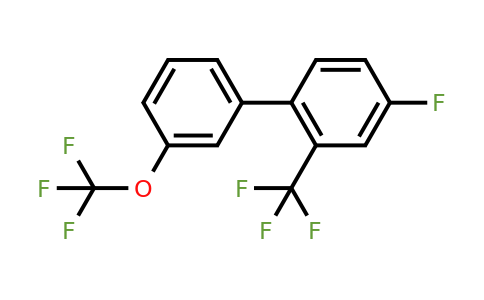 1261593-13-8 | 4-Fluoro-3'-(trifluoromethoxy)-2-(trifluoromethyl)biphenyl
