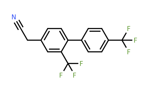 1261593-45-6 | 2,4'-Bis(trifluoromethyl)biphenyl-4-acetonitrile
