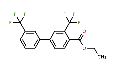 1261593-89-8 | 3,3'-Bis(trifluoromethyl)biphenyl-4-carboxylic acid ethyl ester