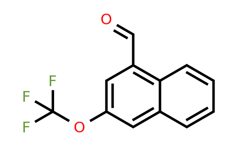 1261596-03-5 | 2-(Trifluoromethoxy)naphthalene-4-carboxaldehyde