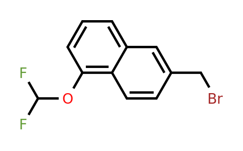 1261596-57-9 | 6-(Bromomethyl)-1-(difluoromethoxy)naphthalene