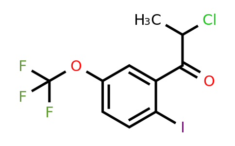 1261598-80-4 | 2-Chloro-2'-iodo-5'-(trifluoromethoxy)propiophenone