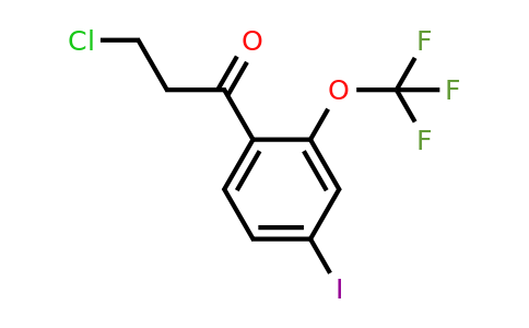 1261598-89-3 | 3-Chloro-4'-iodo-2'-(trifluoromethoxy)propiophenone