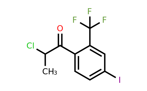 1261598-95-1 | 2-Chloro-4'-iodo-2'-(trifluoromethyl)propiophenone