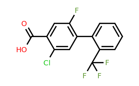 1261598-97-3 | 5-Chloro-2-fluoro-2'-(trifluoromethyl)biphenyl-4-carboxylic acid