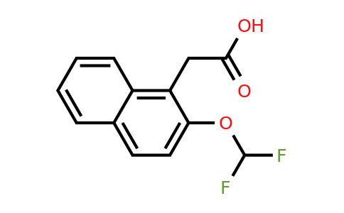 1261599-56-7 | 2-(Difluoromethoxy)naphthalene-1-acetic acid