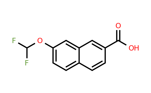 1261599-80-7 | 2-(Difluoromethoxy)naphthalene-7-carboxylic acid