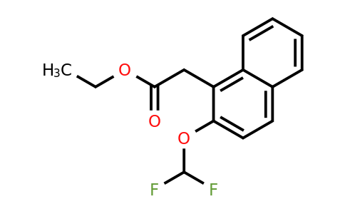 1261600-80-9 | Ethyl 2-(difluoromethoxy)naphthalene-1-acetate