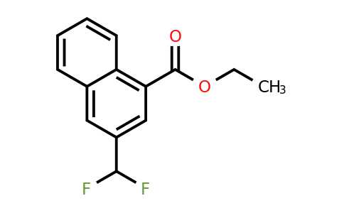 1261600-95-6 | Ethyl 2-(difluoromethyl)naphthalene-4-carboxylate