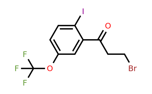 3-Bromo-2'-iodo-5'-(trifluoromethoxy)propiophenone
