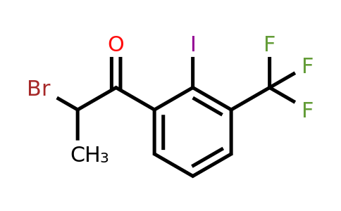 1261602-53-2 | 2-Bromo-2'-iodo-3'-(trifluoromethyl)propiophenone