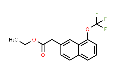 1261602-64-5 | Ethyl 1-(trifluoromethoxy)naphthalene-7-acetate