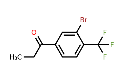 1261603-51-3 | 1-(3-Bromo-4-(trifluoromethyl)phenyl)propan-1-one