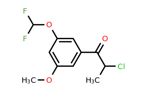 1261604-68-5 | 2-Chloro-3'-(difluoromethoxy)-5'-methoxypropiophenone