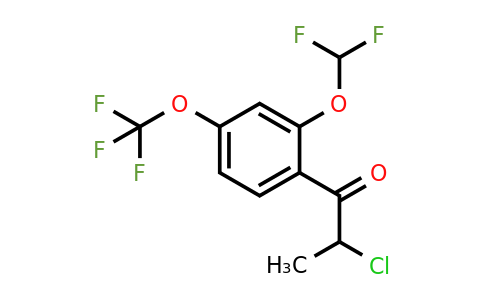 1261604-90-3 | 2-Chloro-2'-(difluoromethoxy)-4'-(trifluoromethoxy)propiophenone