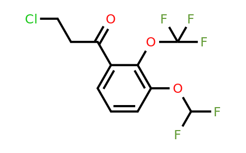1261604-98-1 | 3-Chloro-3'-(difluoromethoxy)-2'-(trifluoromethoxy)propiophenone