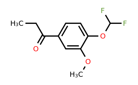 1261605-03-1 | 4'-(Difluoromethoxy)-3'-methoxypropiophenone