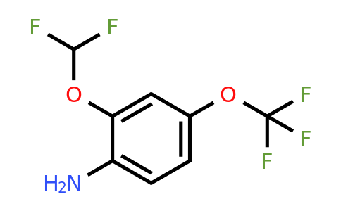 1261605-20-2 | 2-(Difluoromethoxy)-4-(trifluoromethoxy)benzenamine