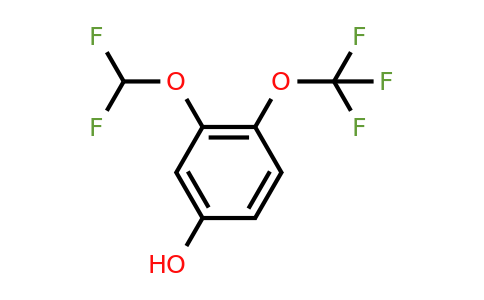 1261605-25-7 | 3-(Difluoromethoxy)-4-(trifluoromethoxy)phenol